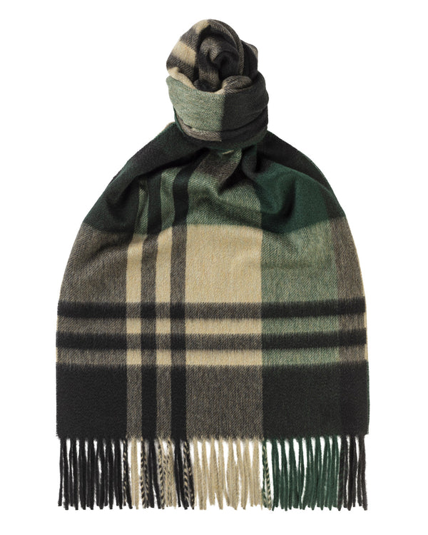 Primary Black Watch Cashmere Scarf Green