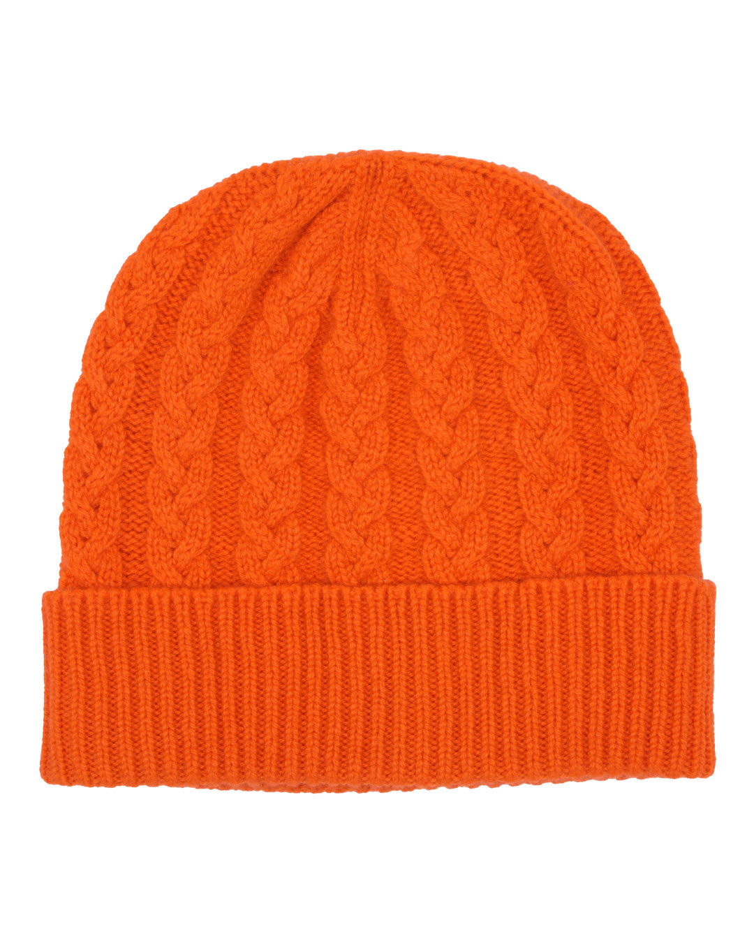 Cashmere Beanie Hat Orange