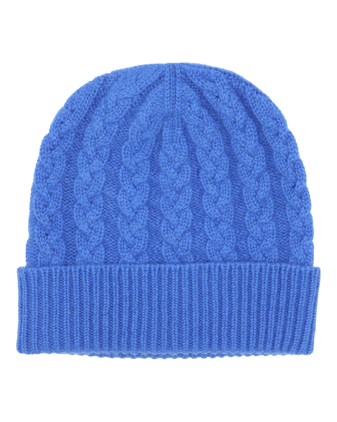 Cashmere Beanie Hat Sapphire Blue