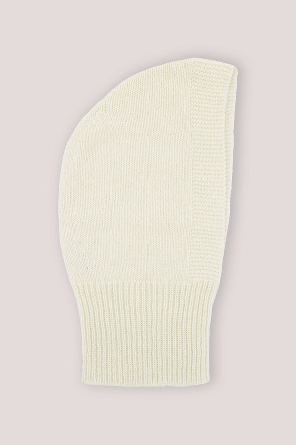 Knitted Cashmere Balaclava Natural Undyed