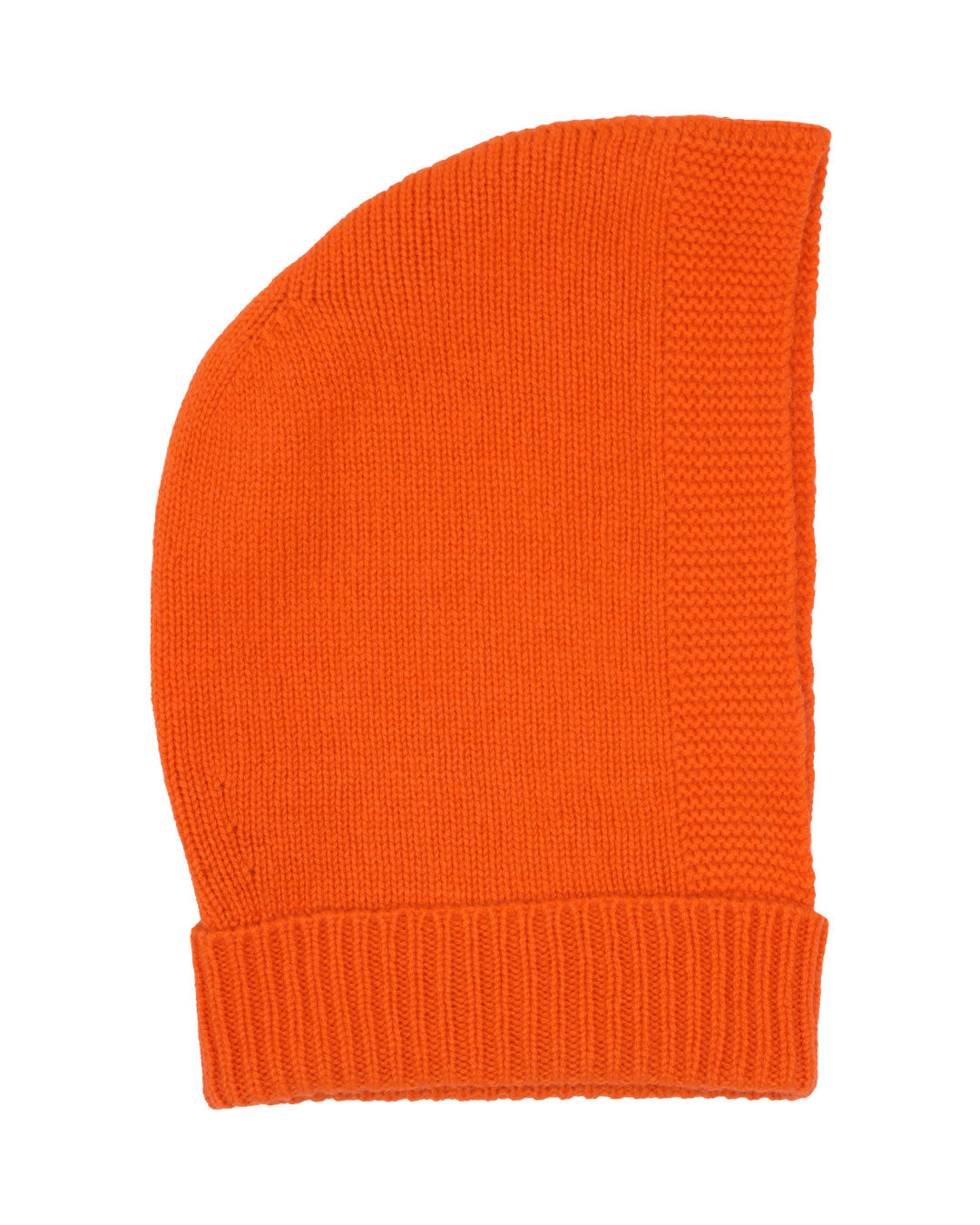 Knitted Cashmere Balaclava Orange