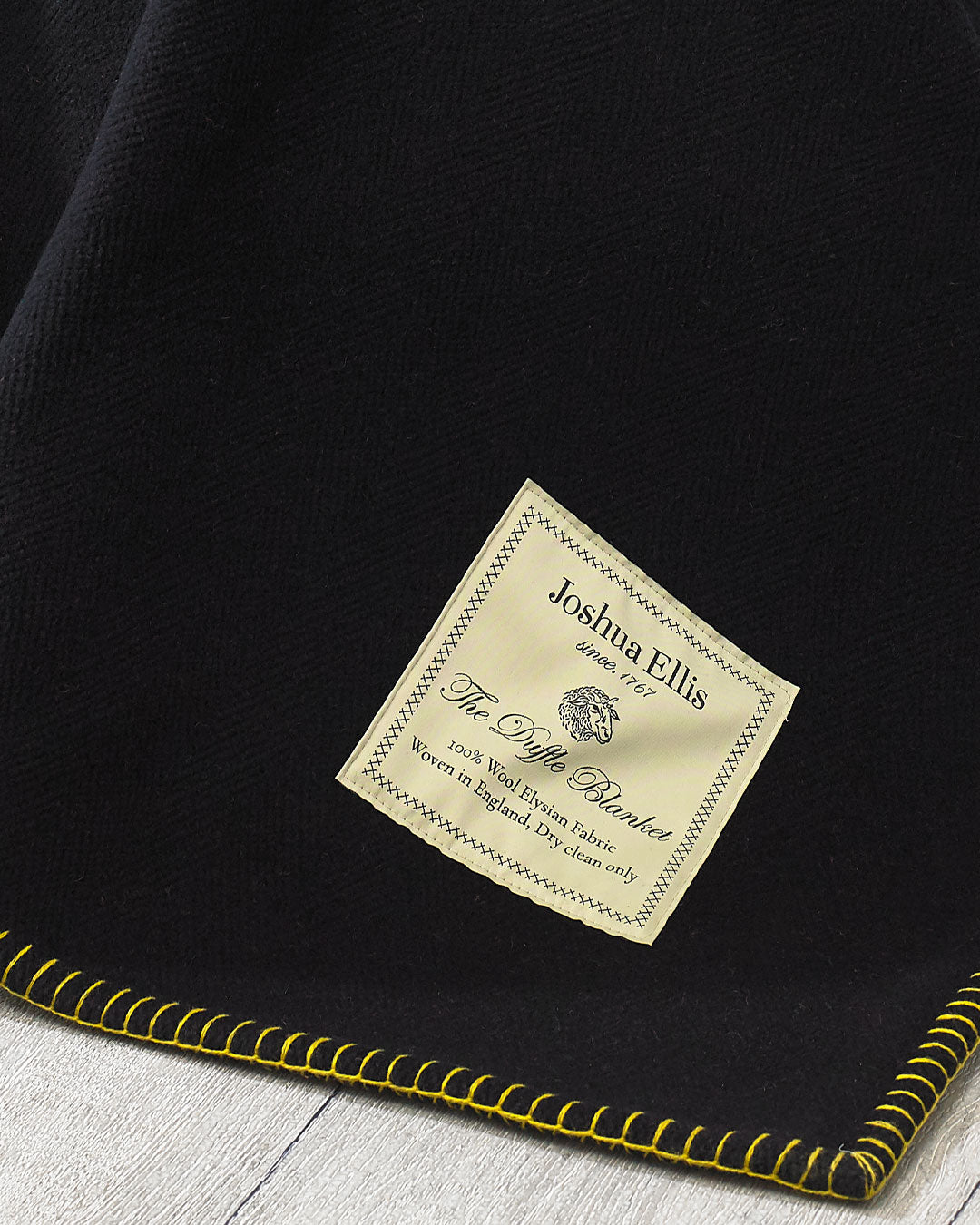 Elysian Lambswool Herringbone Design Duffle Coating Blanket