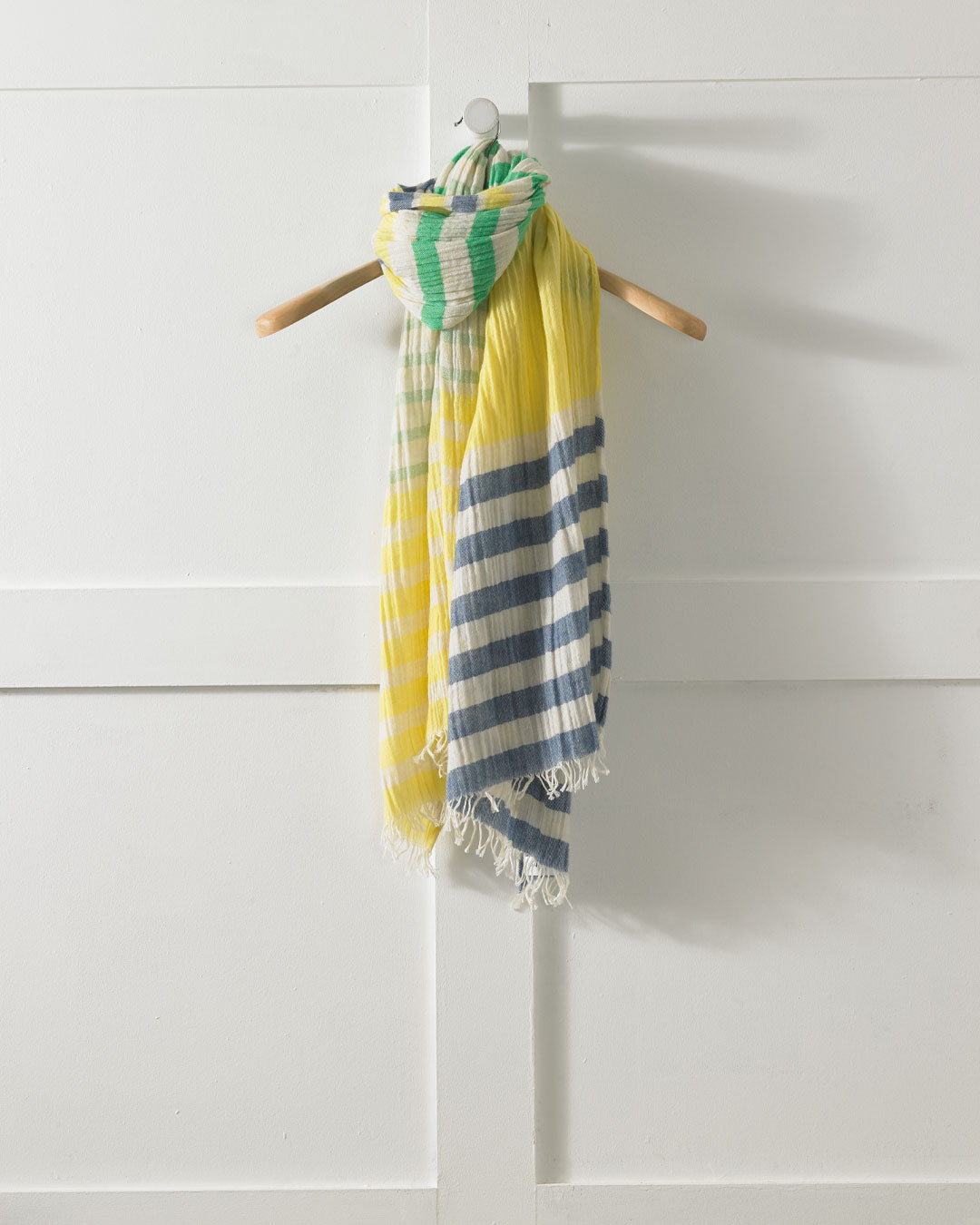 SALE - Ultra Lightweight Crinkle Finish Cashmere Summer Stole