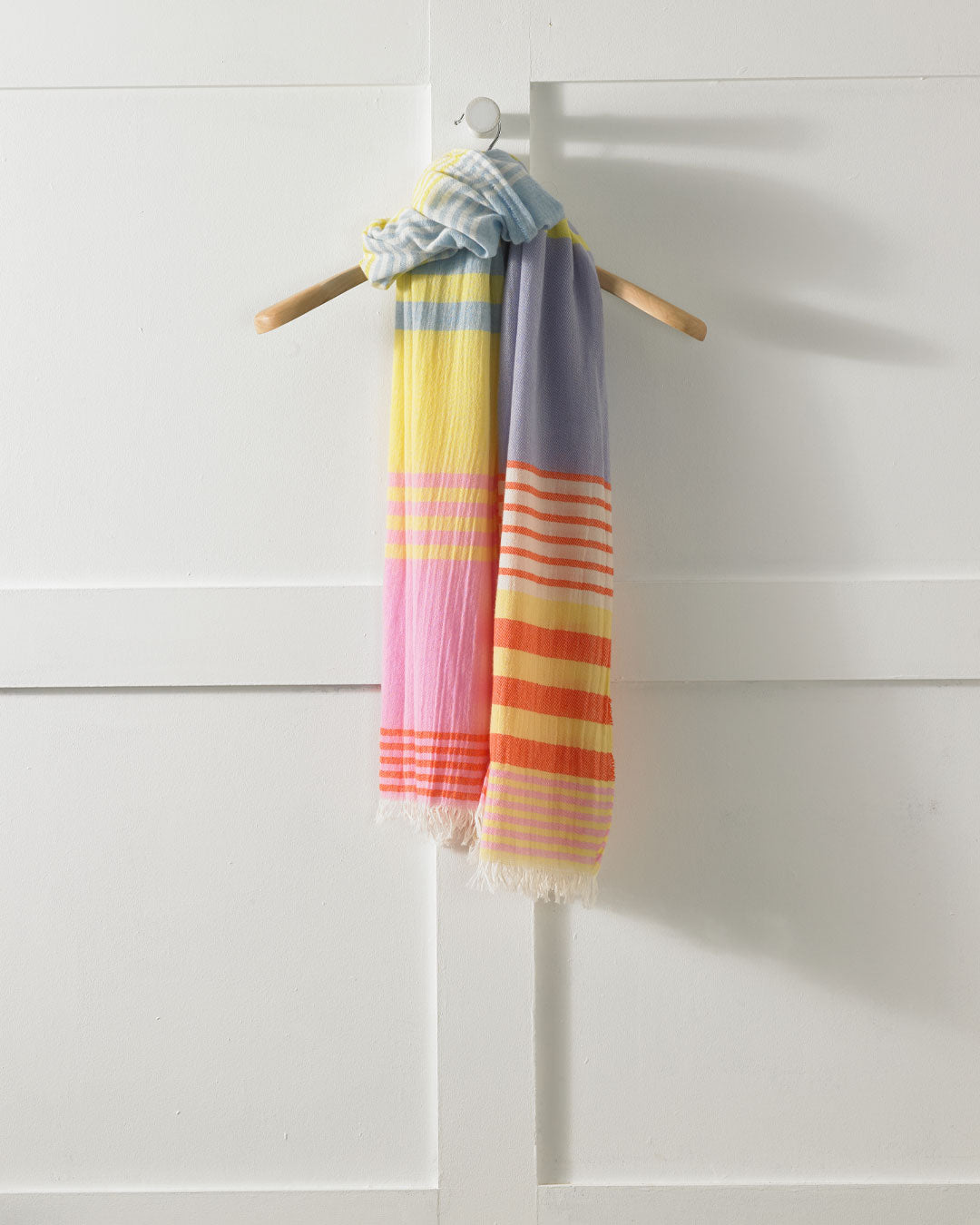 SALE - Ultra Lightweight Crinkle Finish Cashmere Summer Stole