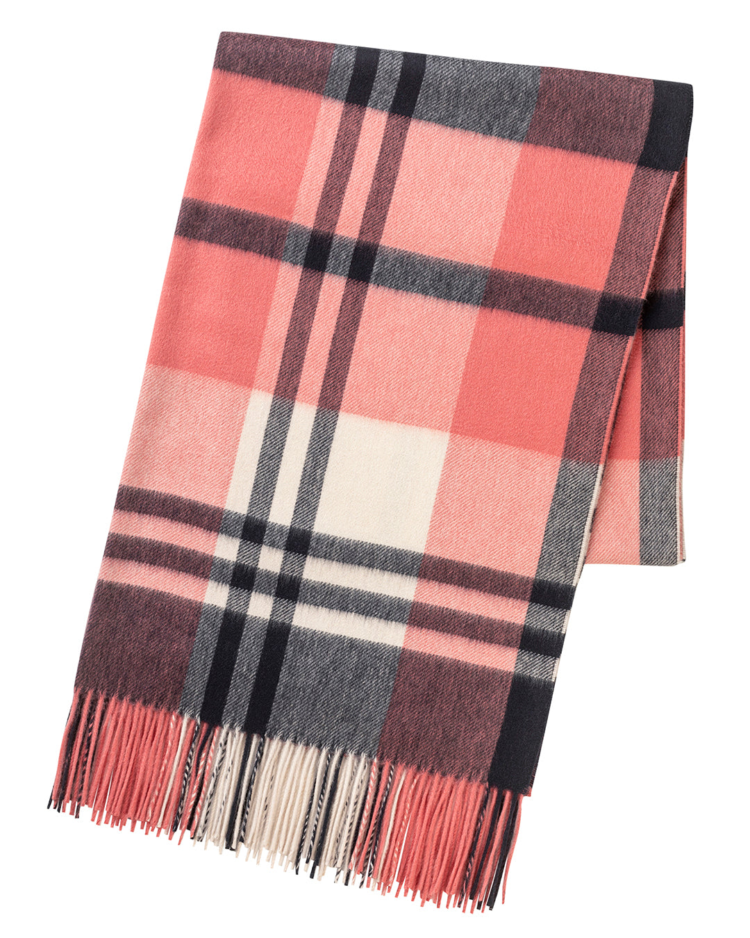 Primary Black Watch Cashmere Stole Red