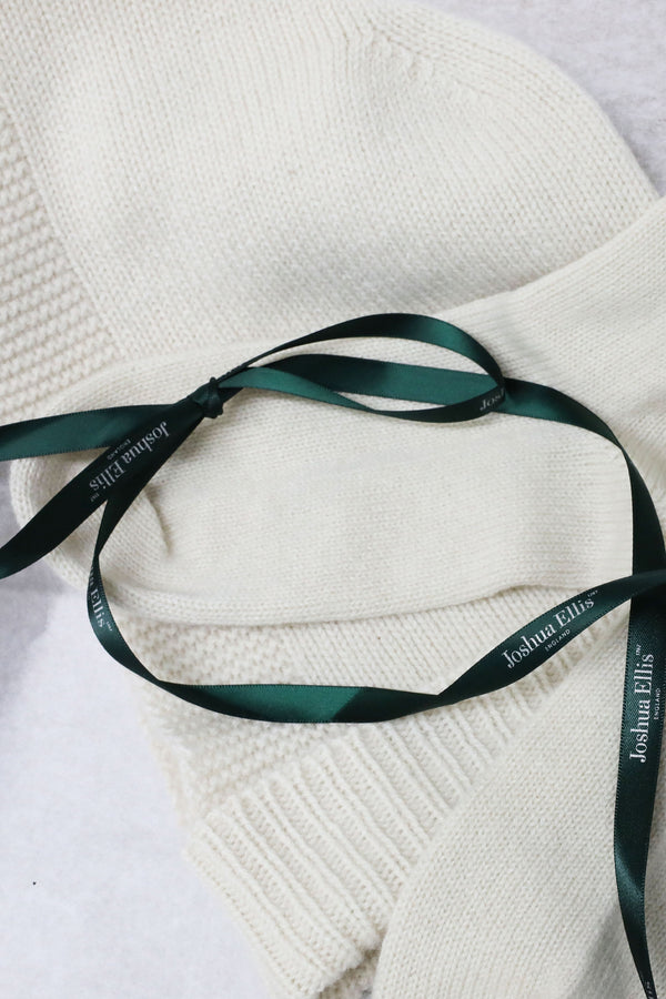 Womne's Cashmere Balaclava & Bed Socks Natural Undyed Gift Set