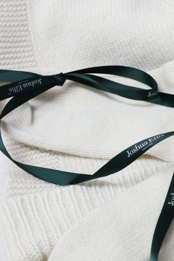 Womne's Cashmere Balaclava & Bed Socks Natural Undyed Gift Set