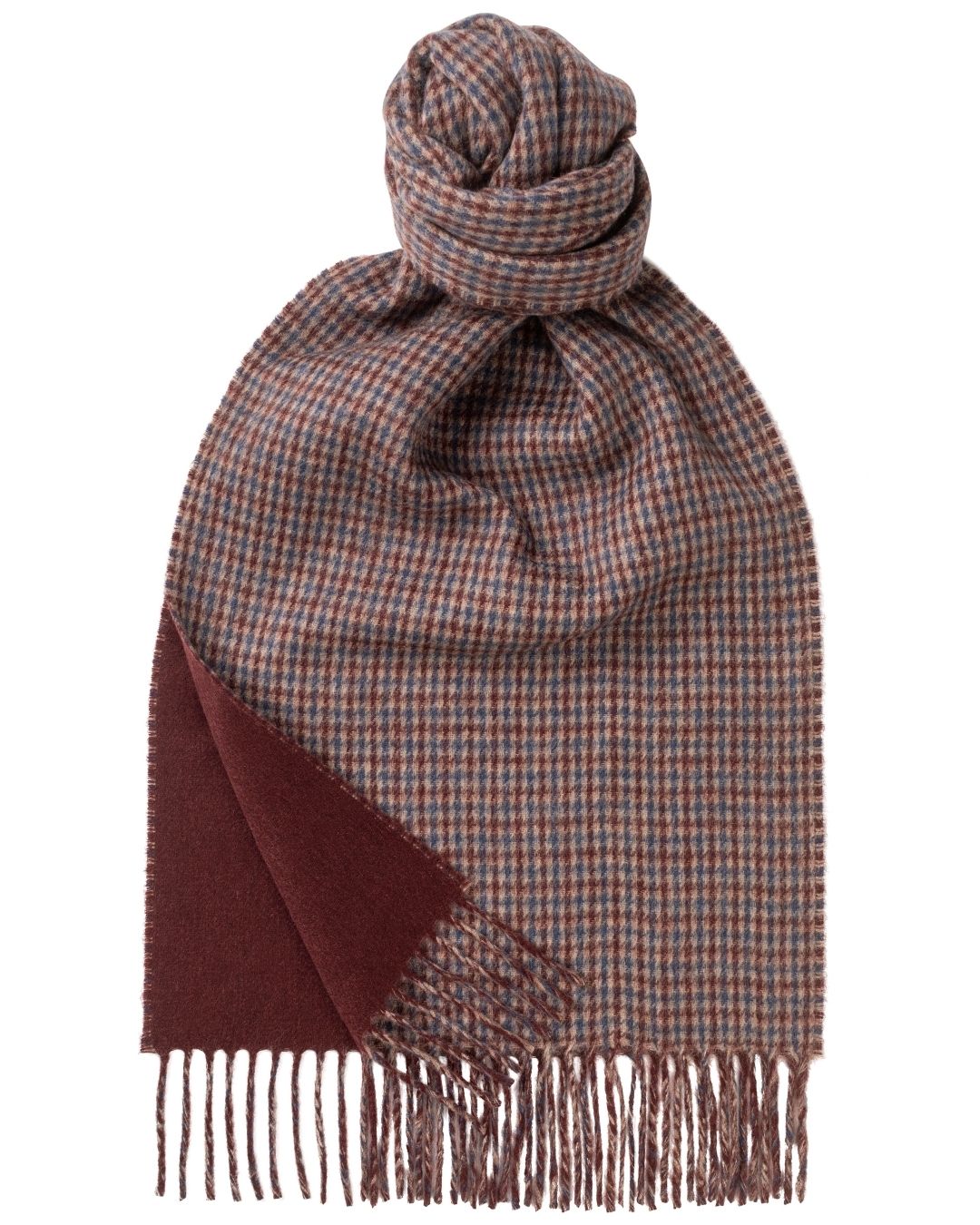 SALE - Double Faced Ripple Cashmere Scarf