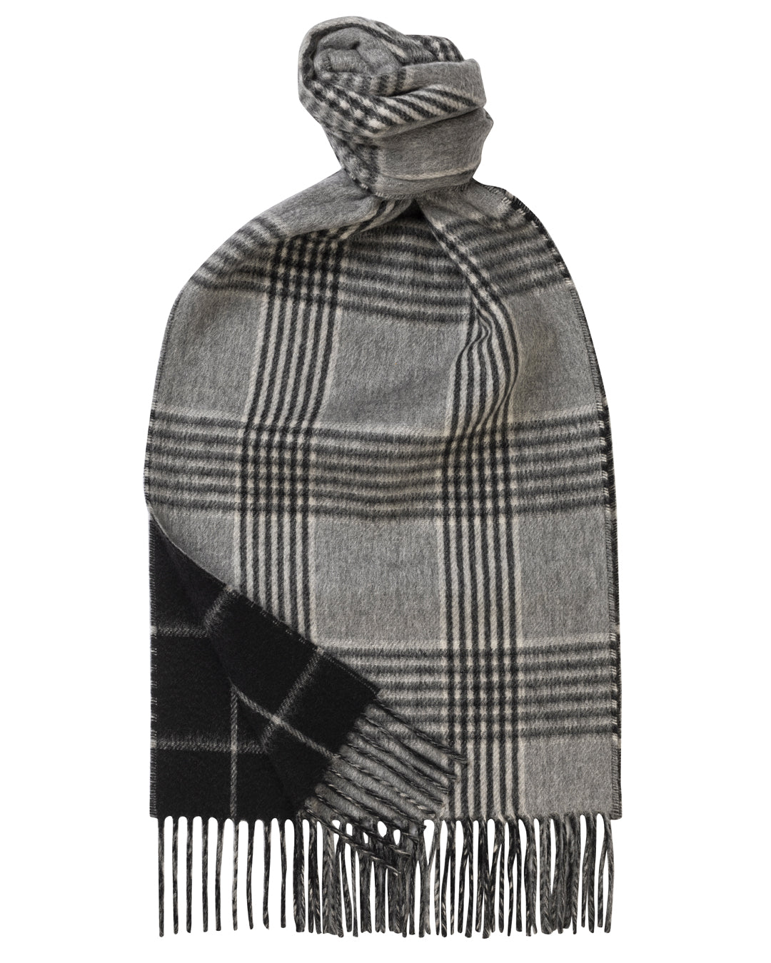 SALE - Double Faced Ripple Cashmere Scarf