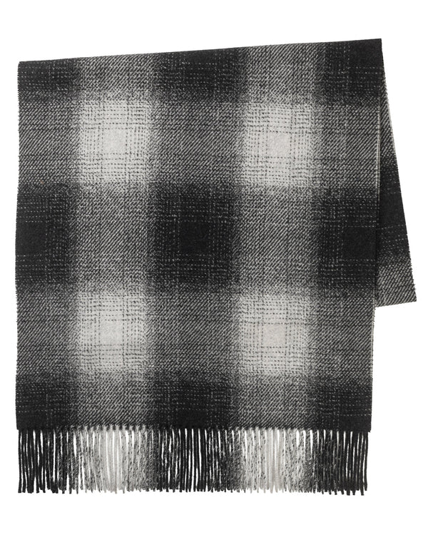 SALE - Check Cashmere Extra Wide Scarf