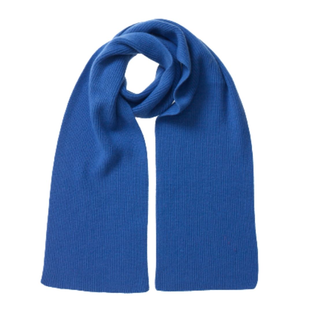 Unisex Rib Knitted Cashmere Scarf